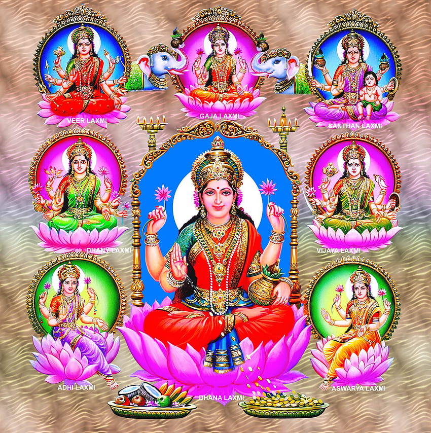 Göttin Ashta Lakshmi, Varalakshmi Devi HD-Handy-Hintergrundbild