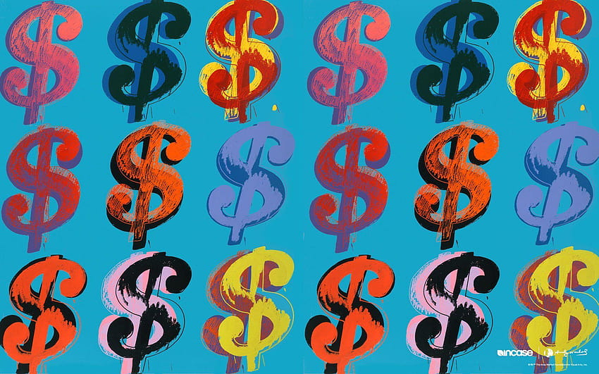 ドル記号 Andy Warhol 高画質の壁紙