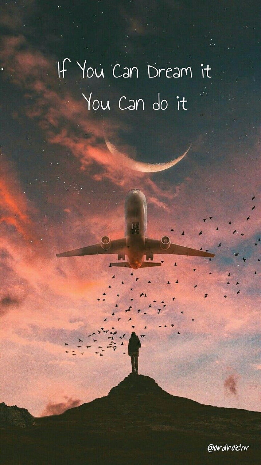 Dreaming…..., if you can dream it you can do it HD phone wallpaper