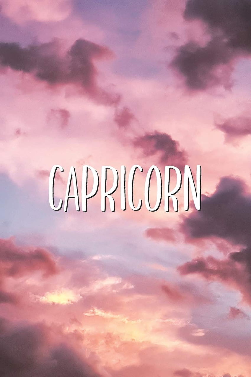 Capricorn: Awesome Aesthetic Capricorn Astrology Zodiac Sign Blank Lined Paper Notebook Horoscope Journal Gift: 9781702304580: Aesthetext Vibes: Books, pink capricorn HD phone wallpaper