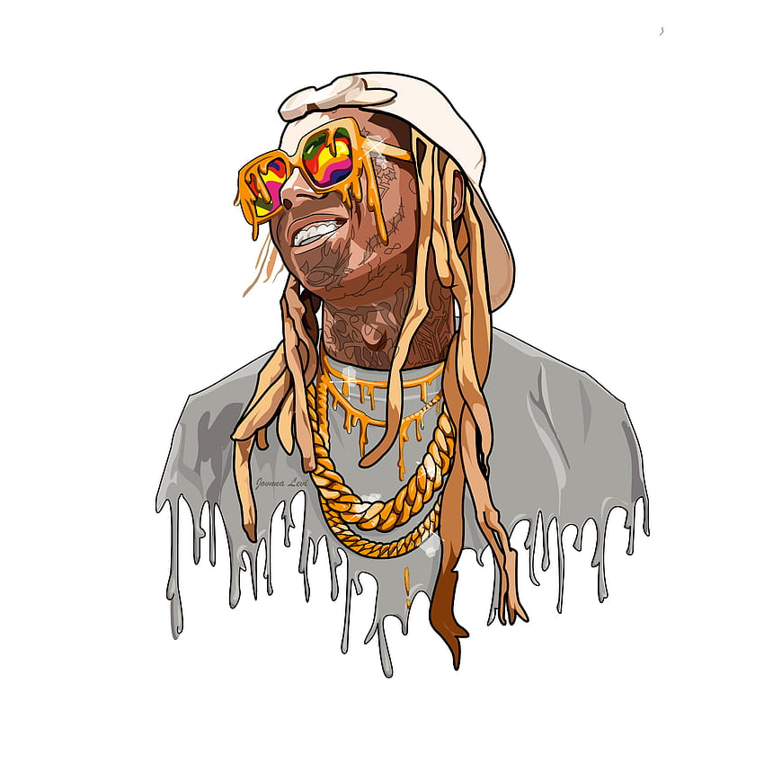 Lil Wayne Forumlilwaynehq, лил Уейн карикатура HD тапет за телефон