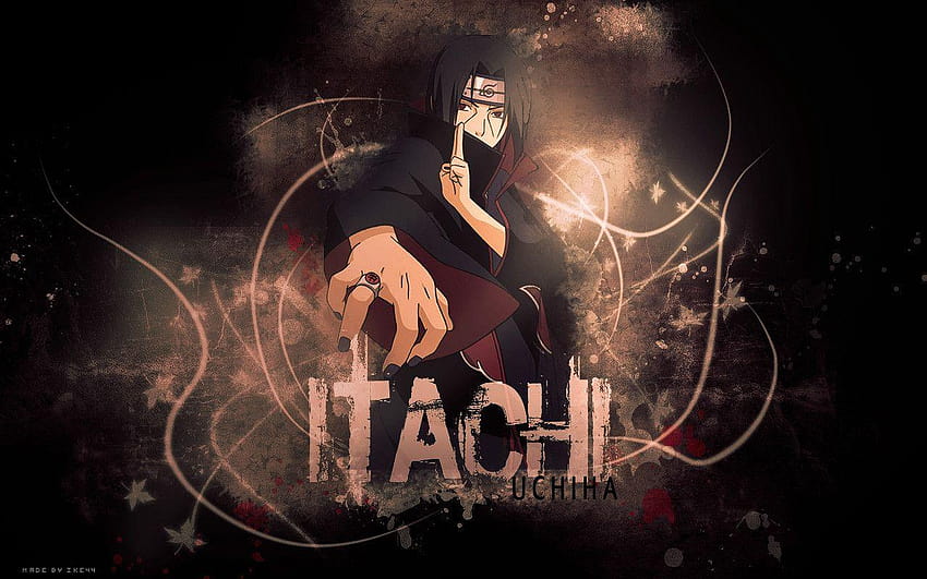 Akatsuki Uchiha Itachi Backg, naruto itachi HD wallpaper