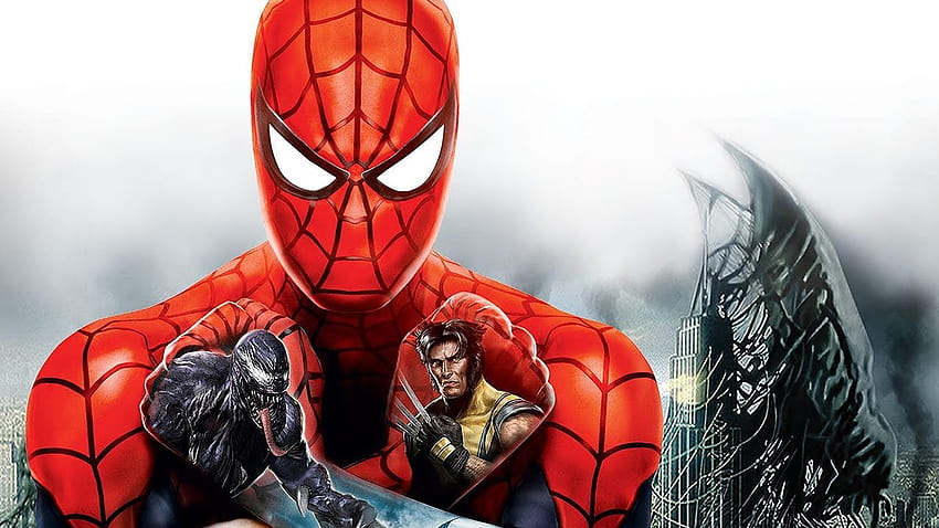 Spider-Man-Netz aus Schatten HD-Hintergrundbild