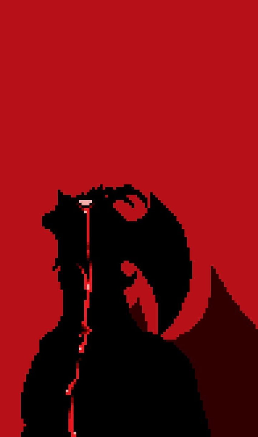 Devilman crybaby, pixel, devilman amoled wallpaper ponsel HD