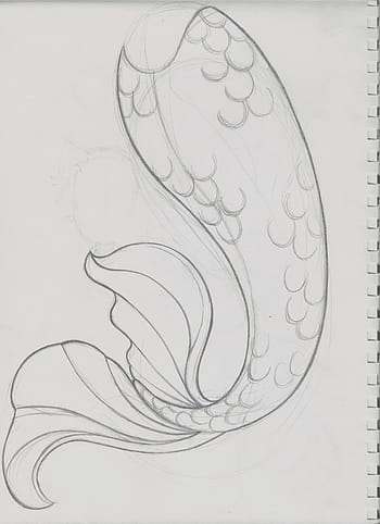mermaid tail template