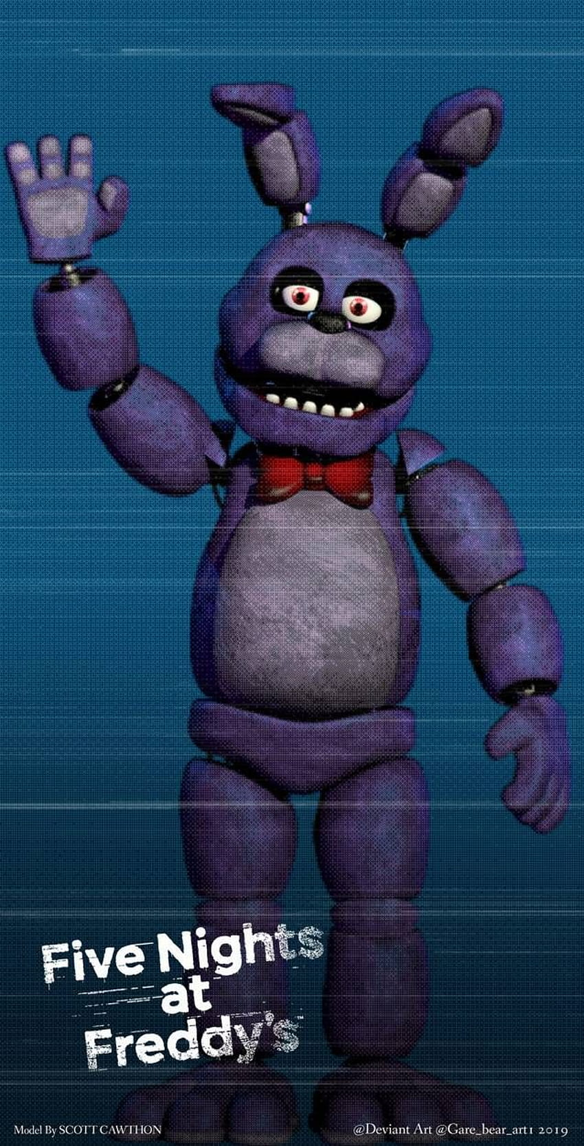 Bonnie full body render by SCOTT CAWTHON by GareBearArt1, fnaf cool bonnie HD phone wallpaper