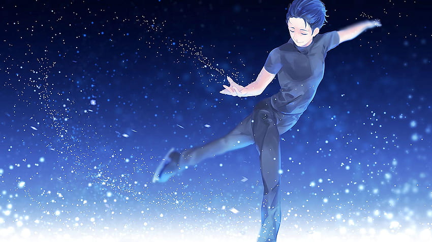 Yuri on Ice Yuuri Katsuki Patinaje artístico Anime, patinaje sobre hielo  fondo de pantalla | Pxfuel