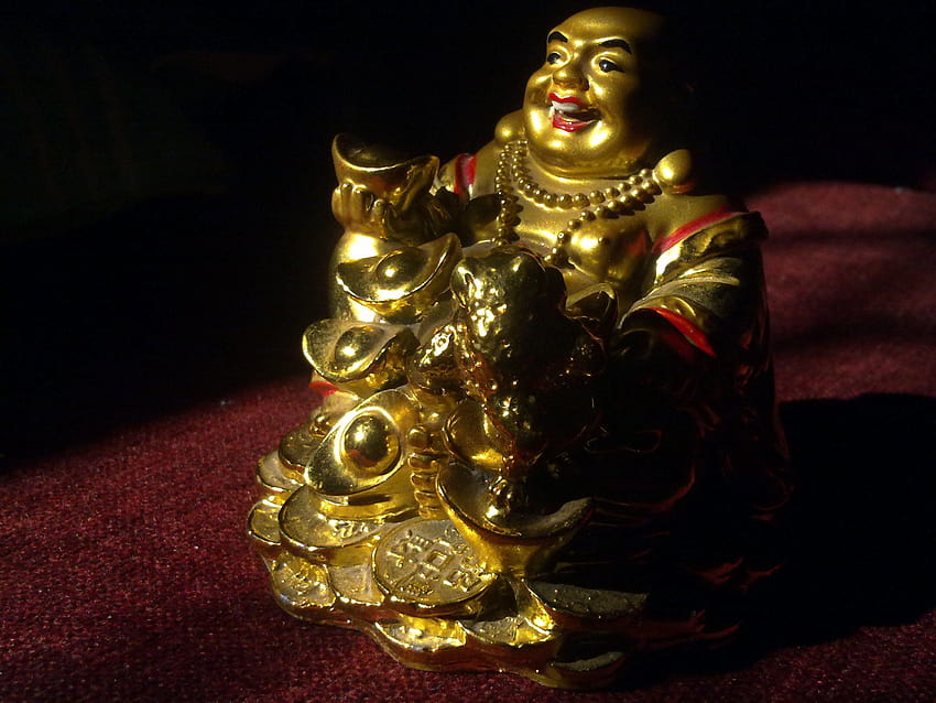 Laughing Buddha For Mobile HD wallpaper