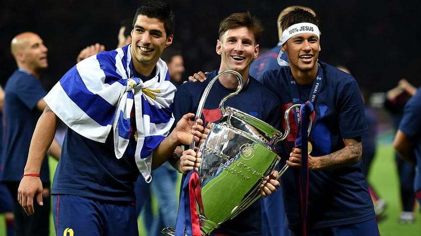 Luis Suarez; Lionel Messi; Neymar Barcelona, ​​Messi Suárez Neymar HD-Hintergrundbild