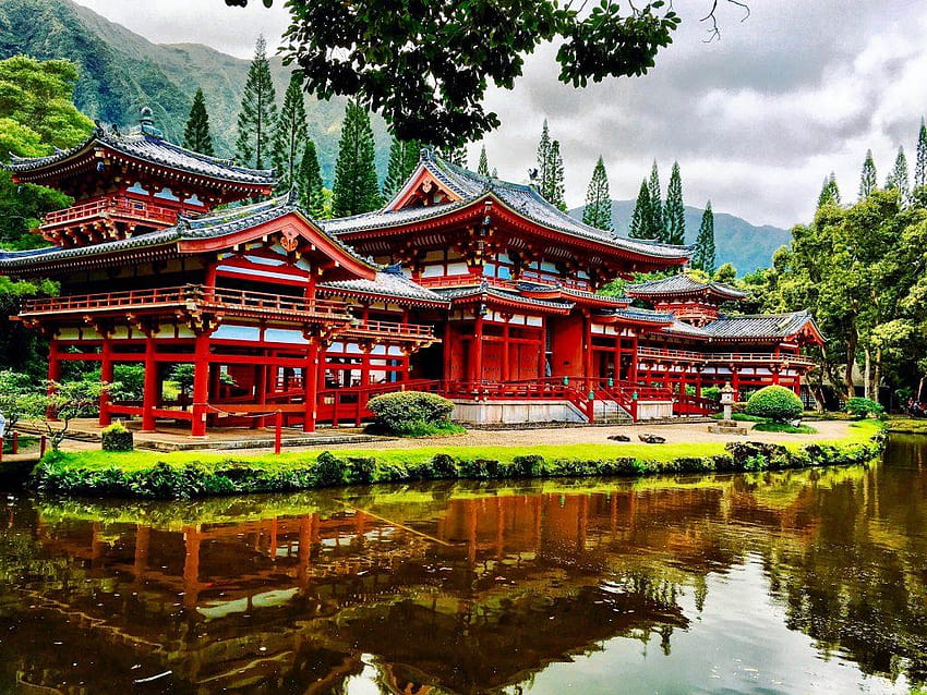 The Byodoin Temple: A Sight for Sore Eyes, the byodo in temple HD wallpaper