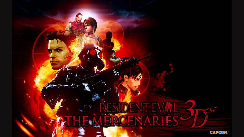Resident Evil: Mercenaries 3D, film di mercenari Sfondo HD