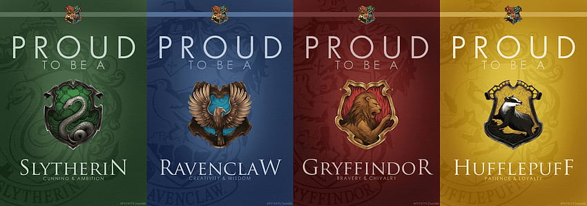 Characteristics Of Harry Potter Houses, hogwarts houses HD wallpaper