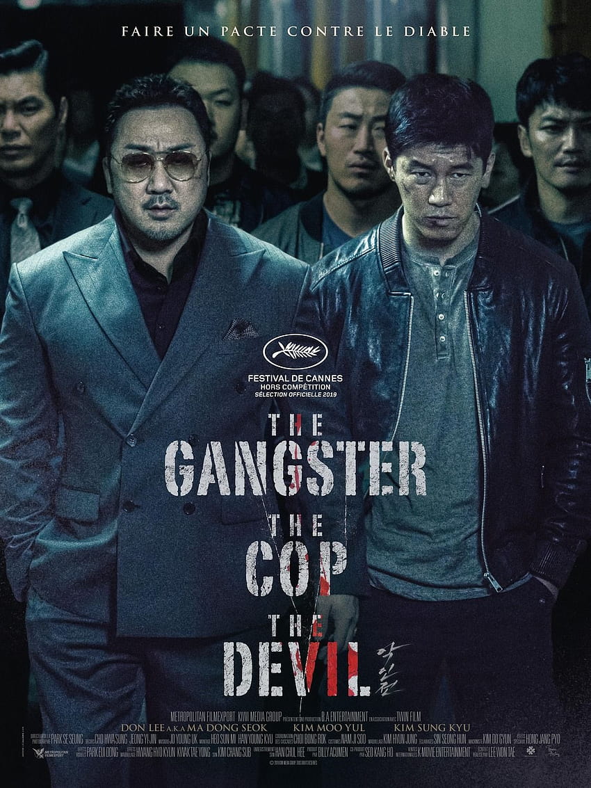 Il gangster, il poliziotto, il poster del film del diavolo, il gangster il poliziotto il diavolo Sfondo del telefono HD