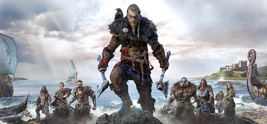Assassin's Creed Valhalla , Eivor, Viking raider, PC games, PlayStation 4, PlayStation 5, Xbox One, Games, valhalla computer HD wallpaper