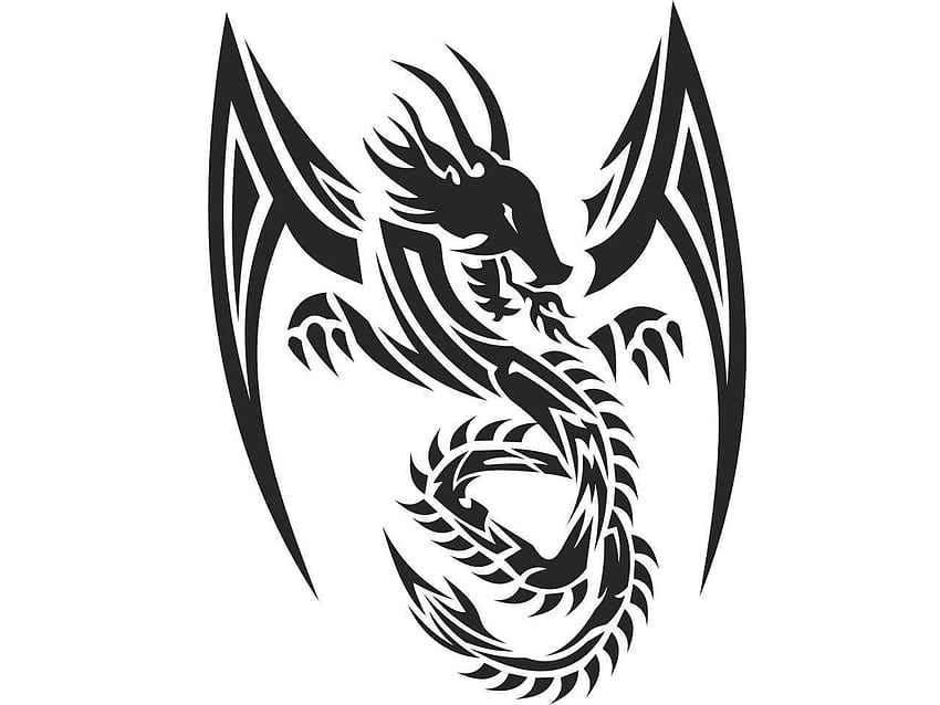 Chinese Dragon Tribe White Dragon PNG Clipart Art Black And White  Chest Chest Tattoo Chinese Dragon