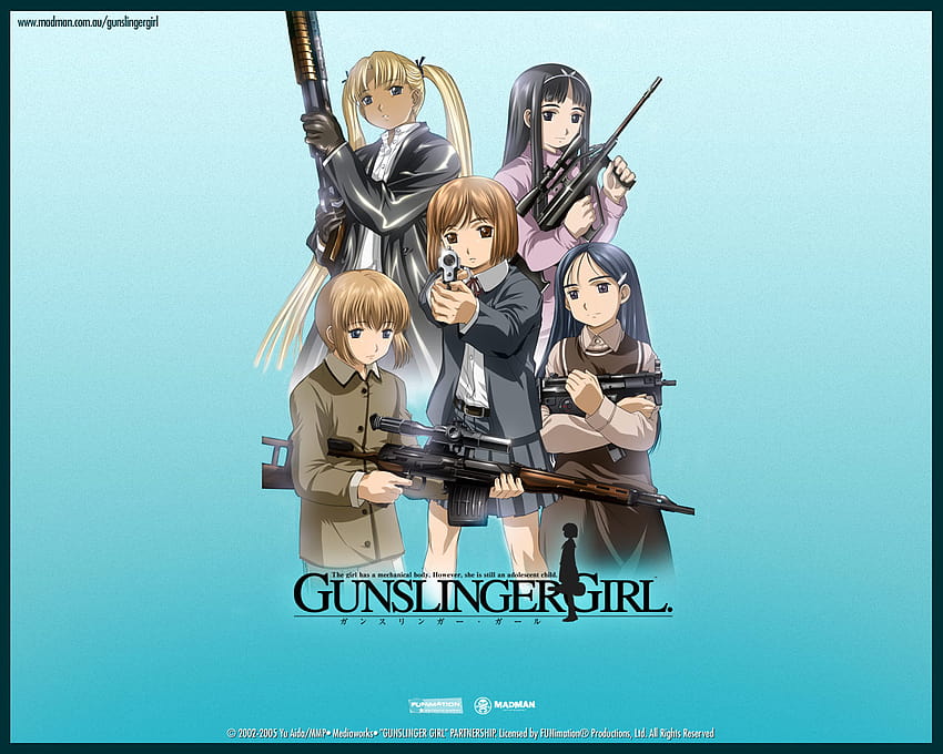 Gunslinger Girl  Anime Review  Pinnedupinkcom  Pinned Up Ink