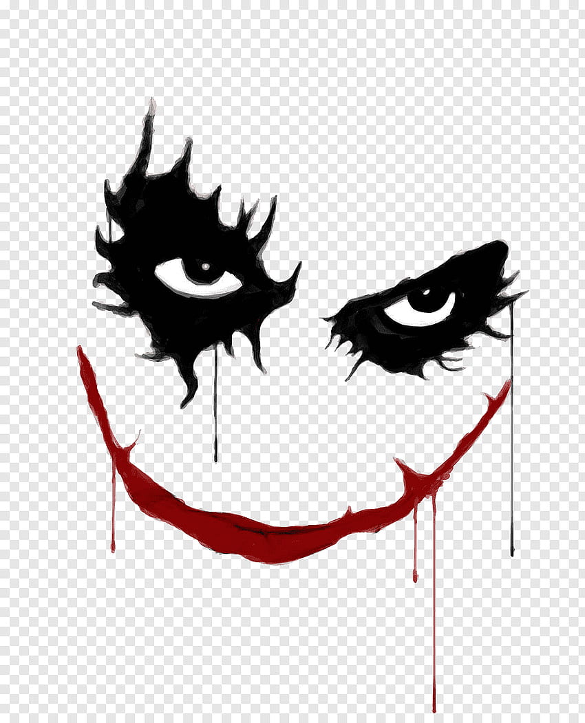 Ilustrasi mata dan mulut Joker, Joker Harley Quinn, iphone logo joker wallpaper ponsel HD