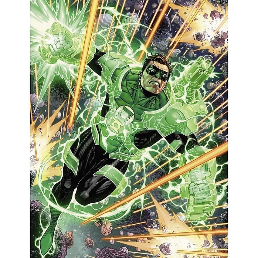  Portada variante The Green Lantern de Jim Cheung., construcciones de linterna verde fondo de pantalla del teléfono