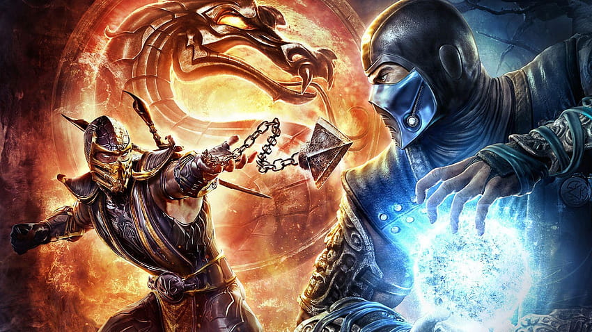 Mortal Kombat X Scorpion gegen Sub Zero, Mortal Kombat Scorpion gegen Sub Zero HD-Hintergrundbild