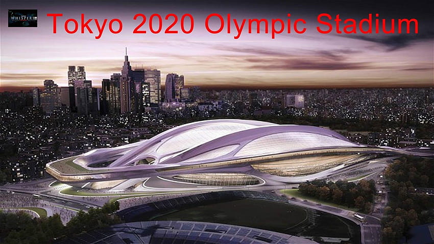 zaha hadid: new national stadium of japan venue for tokyo 2020, 2020 summer olympics HD wallpaper