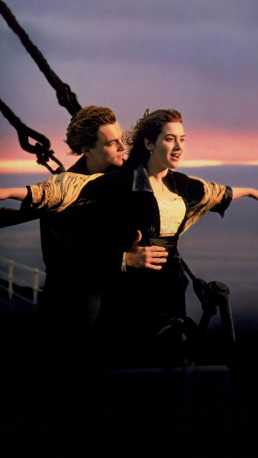 Planos de fundo do Titanic Sunset Ship para entretenimento por telefone, Titanic Mobile Papel de parede de celular HD