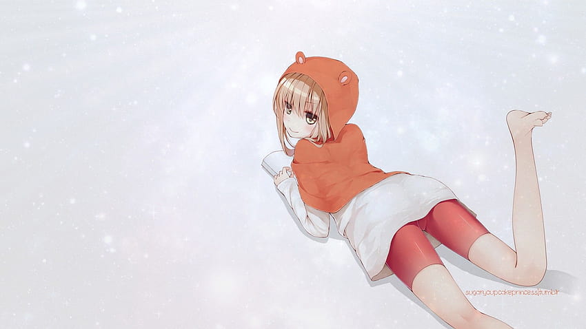 Himouto Umaru Chan Anime Girls Simple Backgrounds Doma Umaru, umaru doma HD duvar kağıdı