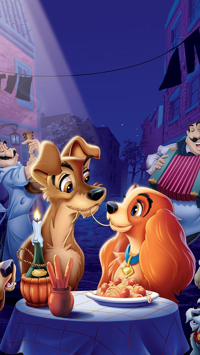 the lady and the tramp HD phone wallpaper