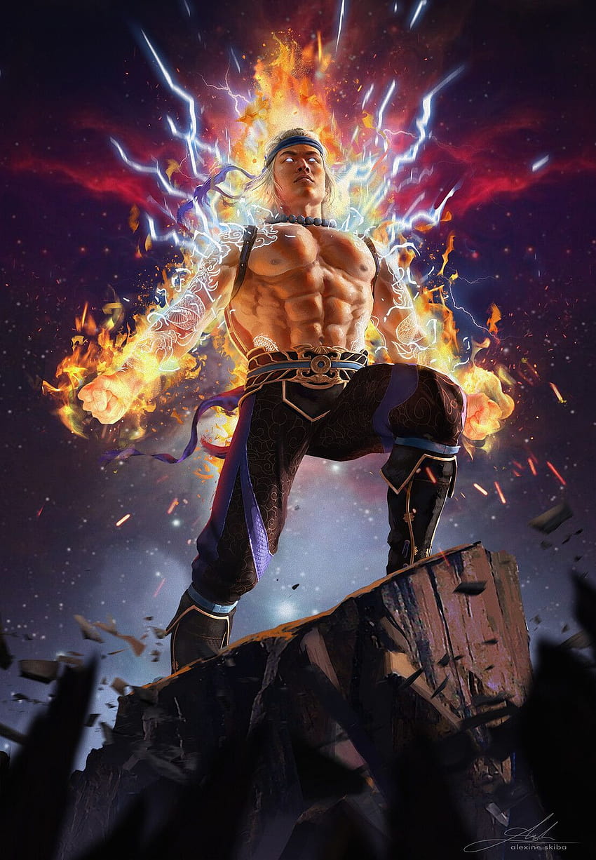 Dio del fuoco Liu Kang, dio del fuoco Sfondo del telefono HD