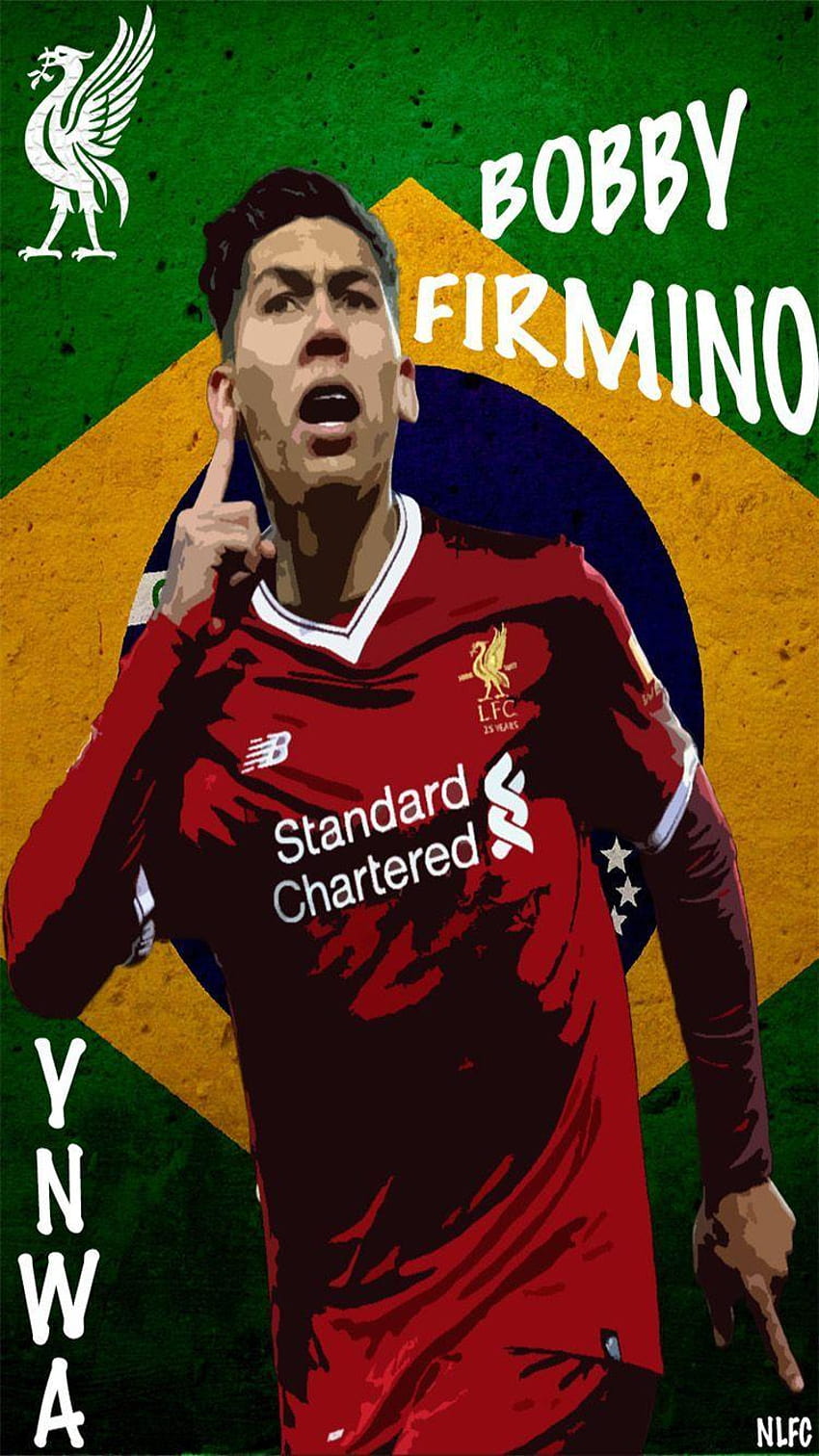 Cell phone of Liverpool FC player Roberto Firmino, firmino brazil HD phone wallpaper