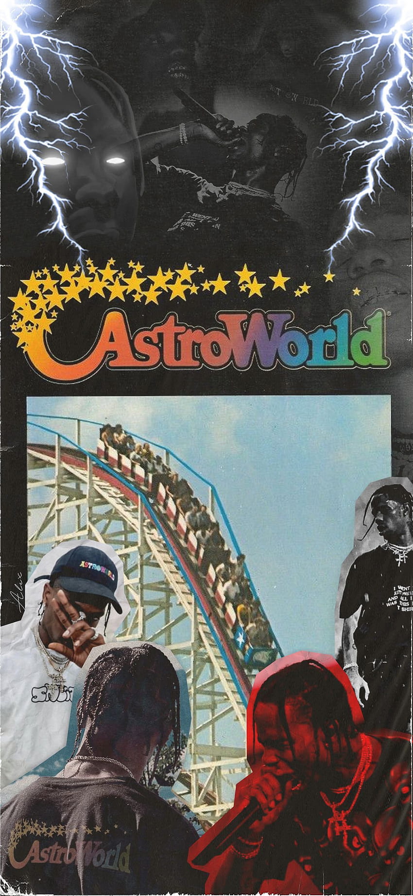 1 Travis Scott Aesthetic Astroworld, estetica da concerto travis scott Sfondo del telefono HD