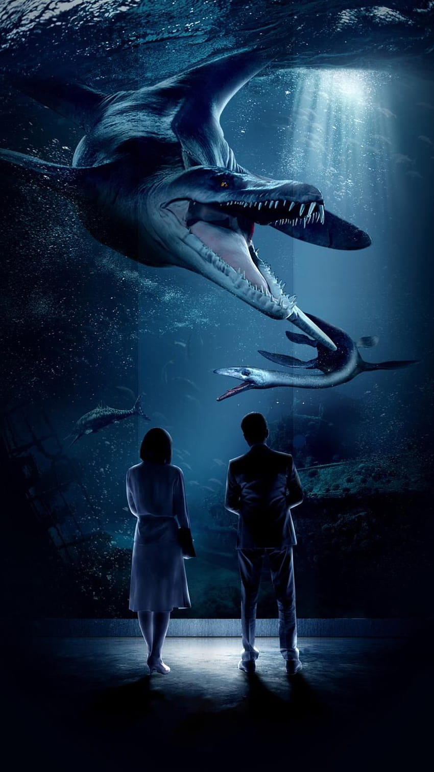 Jurassic World: Fallen Kingdom, mosasaurus wallpaper ponsel HD