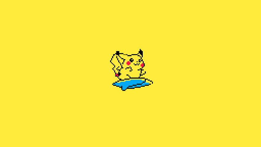Pixilart, flying pikachu HD wallpaper