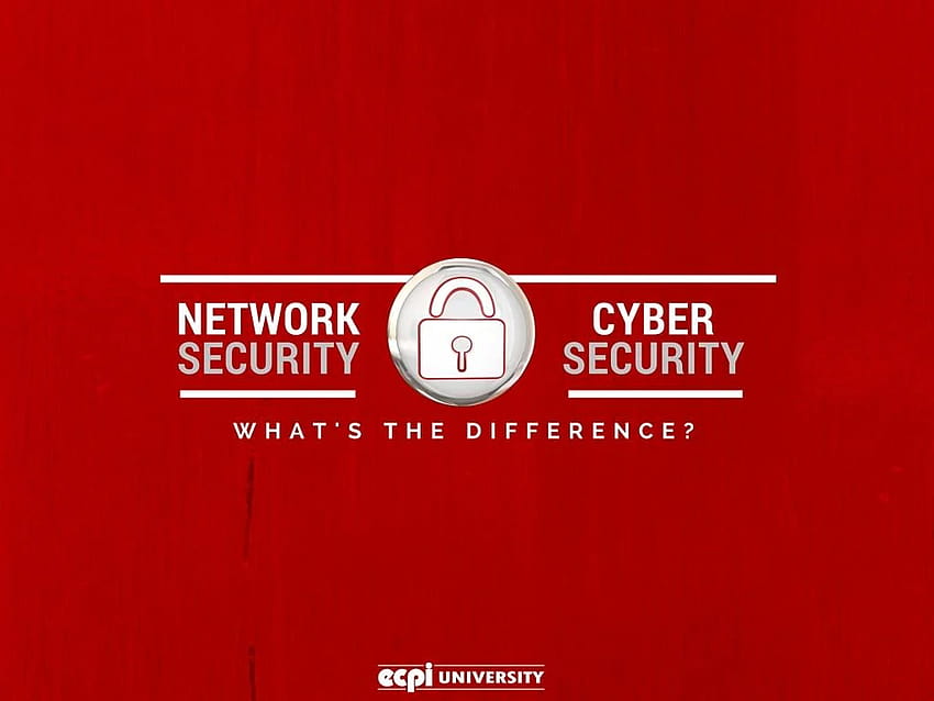 Qual é a diferença entre segurança de rede e segurança cibernética? papel de parede HD