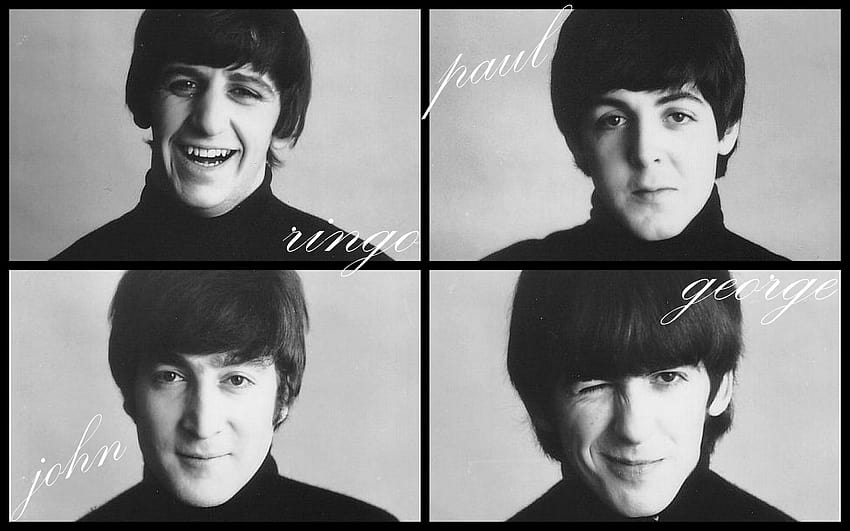 Lennon George Harrison Ringo Star Paul McCartney HD-Hintergrundbild