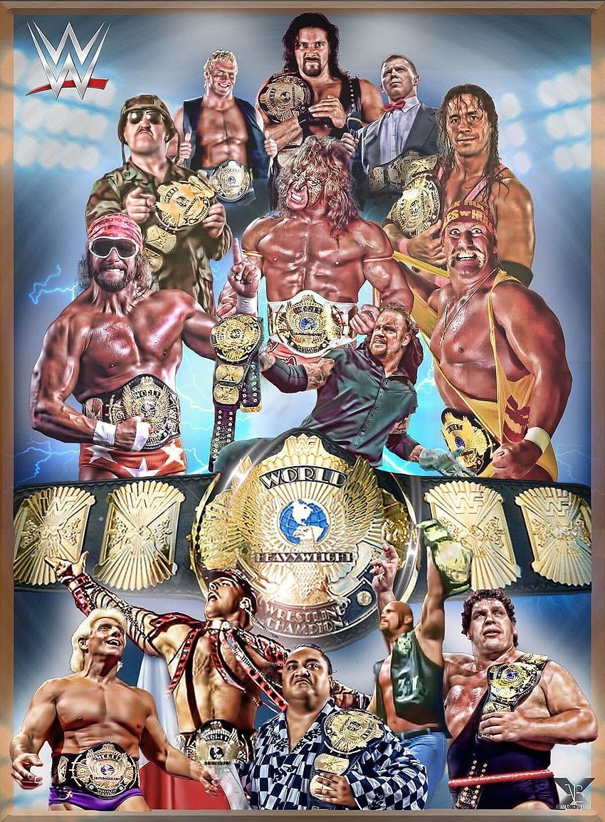 WWF Winged Eagle Championship Title Belt Champions par Adam Birch., légendes de la wwe Fond d'écran de téléphone HD