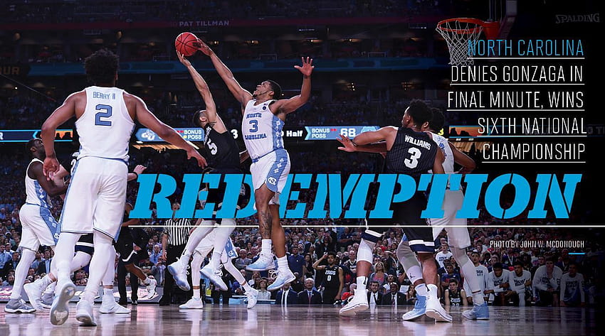 UNC-Basketball gewinnt nationale Meisterschaft, findet Erlösung, North Carolina Tar Heels Herren-Basketball HD-Hintergrundbild