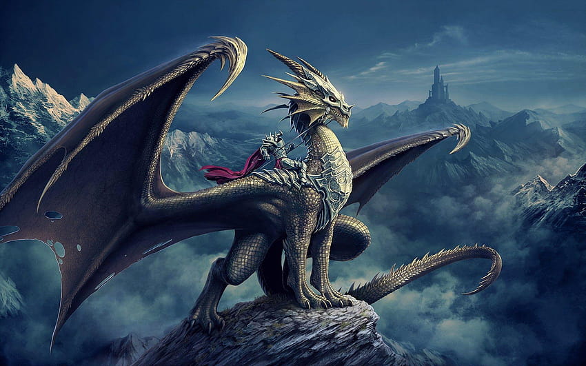 epic dragon HD wallpaper