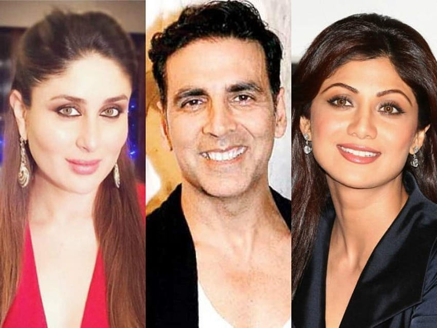 Akshay Kumar, Kareena Kapoor et Shilpa Shetty célèbrent le Nouvel An en famille Fond d'écran HD