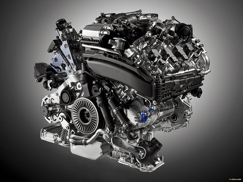 エンジン アウディ S8 V8t、エンジン オイル 高画質の壁紙