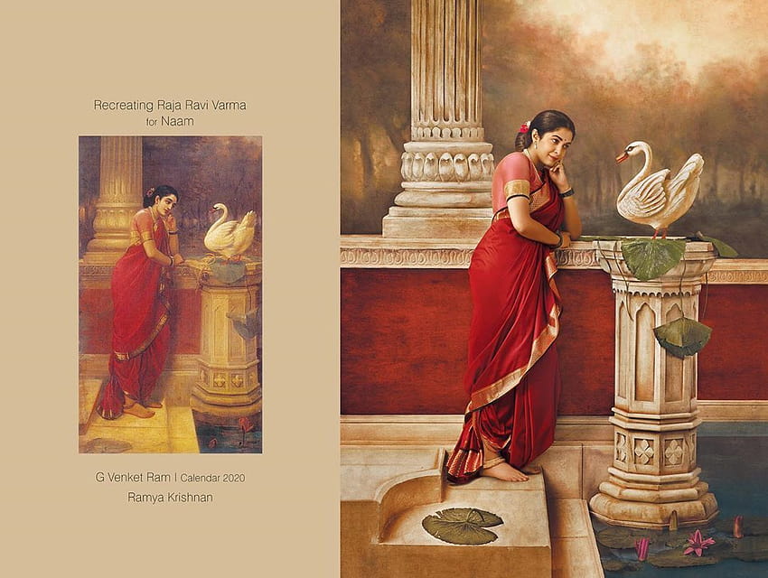 graphy Raja Ravi Varma Paintings Ramya Krishnan By Venket Ram 4 HD wallpaper