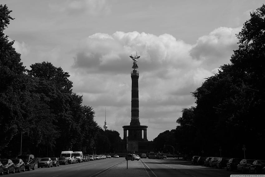 베를린 흑백 on Dog, 베를린 시 HD 월페이퍼