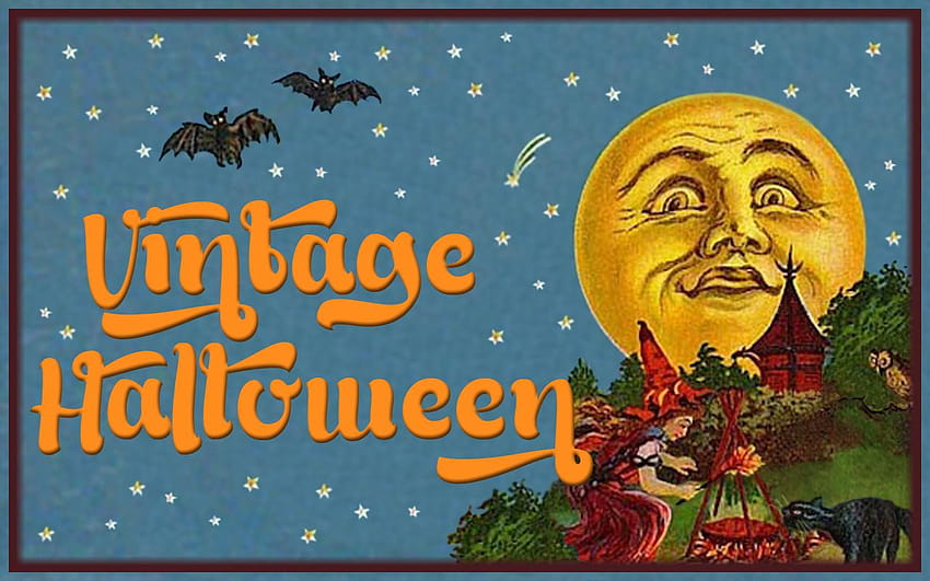 Vintage Halloween Group, vintage halloween aesthetic HD wallpaper