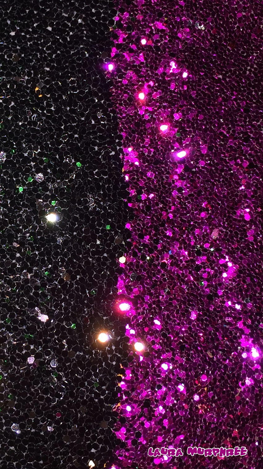Glitter phone sparkle backgrounds sparkling glittery girly, pink black HD  phone wallpaper | Pxfuel