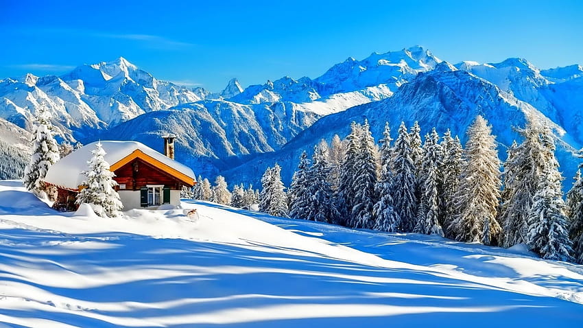 冬のスイス 高画質の壁紙