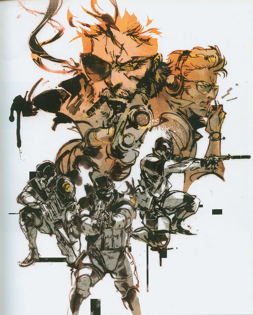 prompthunt: Solid Snake, Metal Gear V, dark hair, by Artgerm and WLOP and  Ilya Kuvshinov and Yoji Shinkawa. anime, gorgeous large detailed anime  eyes, intricate long black hair, beautiful detailed face, doe