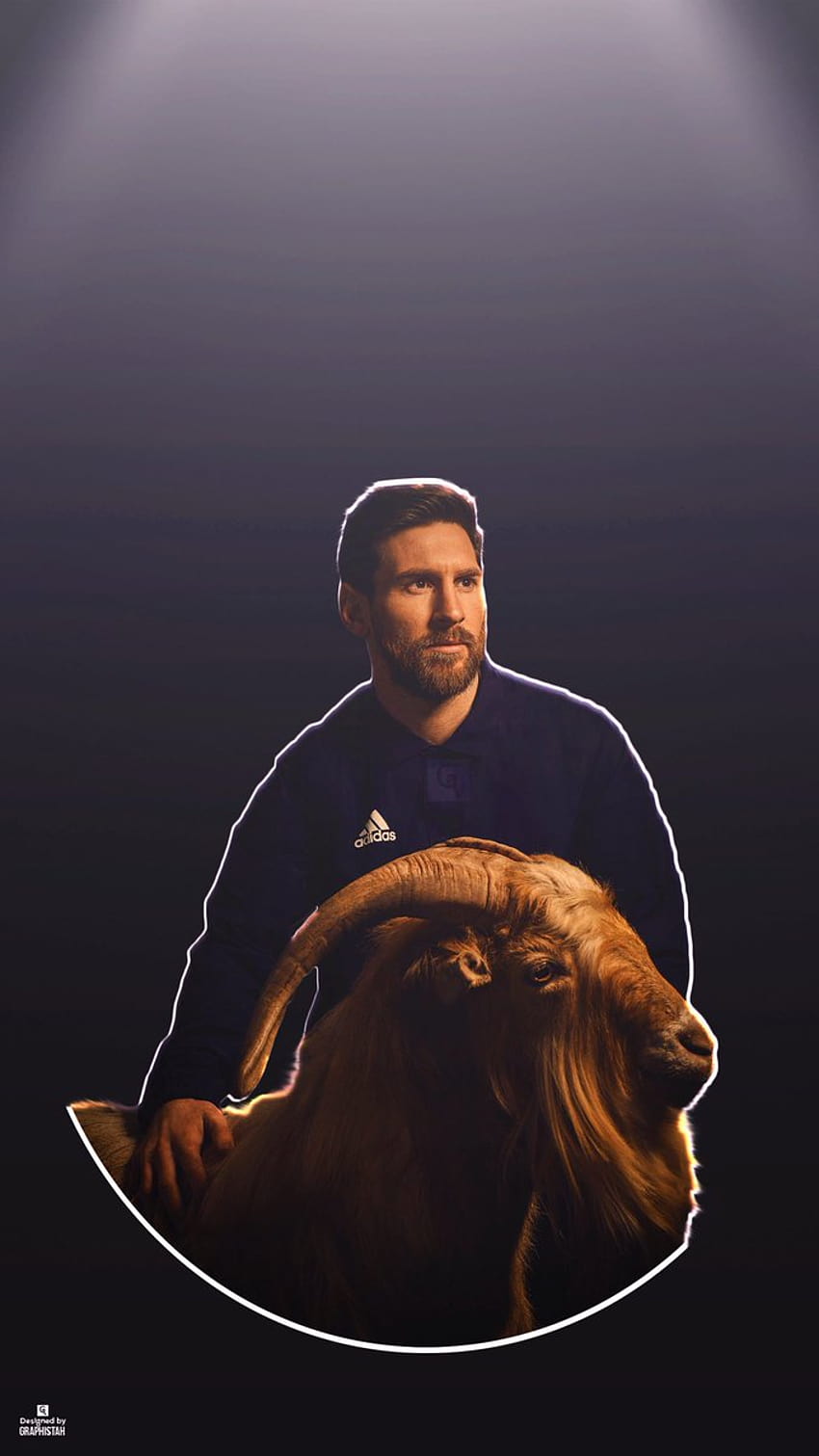Ronaldo på Twitter:, messi the goat HD phone wallpaper