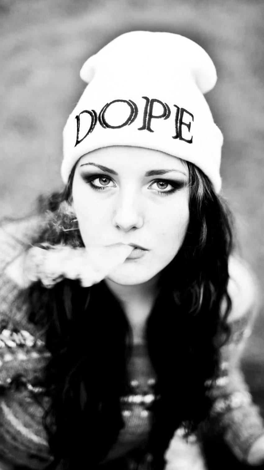 Swag Girl Smoke от FlorinT9, smoke dope swag iphone HD тапет за телефон