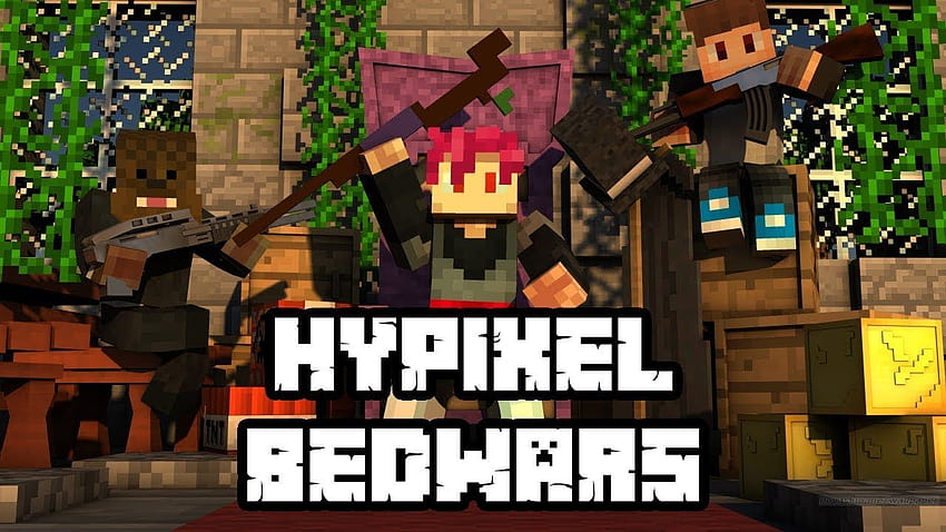 Using Technoblade's Texture Pack To Get Views In Hypixel Bed Wars HD wallpaper