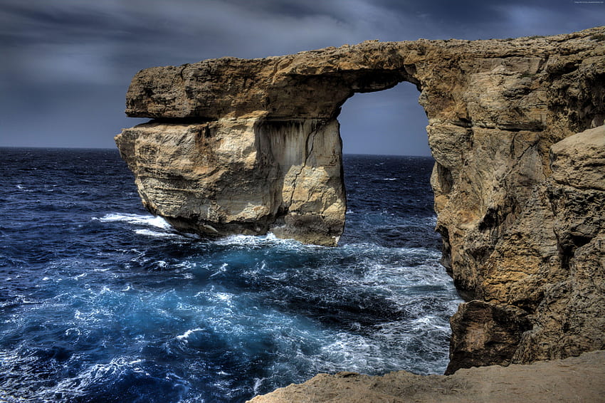 Malta, Meer, Ozean, Felsen, Natur HD-Hintergrundbild