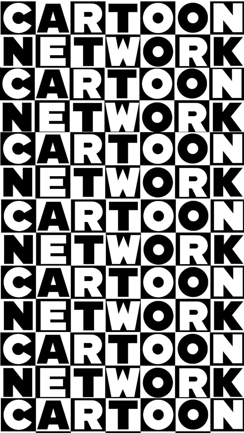 Cartoon Network Anime Usa Black Android Iphone, logotipo de red de dibujos animados fondo de pantalla del teléfono